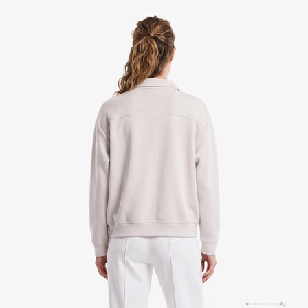 Nautica Kadın Bej Sweatshirt