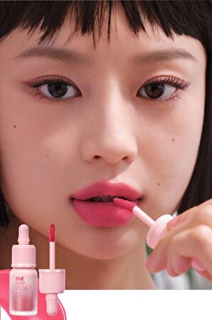 Uzun Süre Kalıcı ve Hafif Formüllü, Kadife Bitişli Tint Peripera Ink Airy Velvet (25 Zazzy Peach)