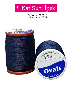 Oyalı 4 Kat Suni İpek İplik İğne Oyası Boncuk İpi Tığ Oyası No:796