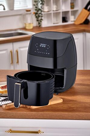 Taç Digi Gold 7856 5.5 lt Yağsız Airfryer Siyah