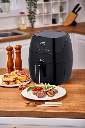 Taç Digi Gold 7856 5.5 lt Yağsız Airfryer Siyah