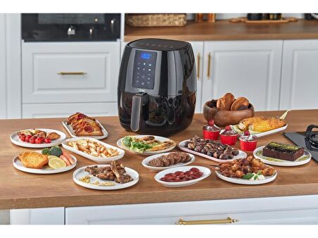 Taç Digi Gold 7856 5.5 lt Yağsız Airfryer Siyah