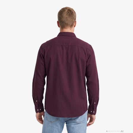 Nautica Erkek Kırmızı Regular Fit Gömlek