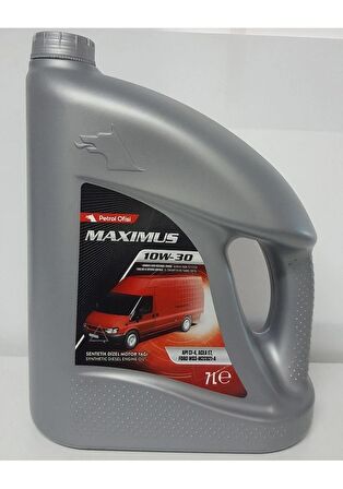 Petrol Ofisi Maximus 10W-30 7 Lt Sentetik Dizel Motor Yağı (Üretim 2022)