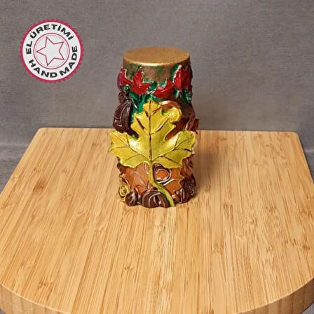 Uretti - Ayşe 7362 - 4115 El Yapımı Yaprak Motifli Biblo
