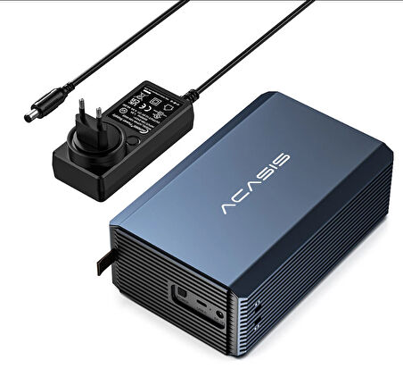 Acasis EC7352 - 2 Adet 2.5"/3.5" SATA HDD Uyumlu, 4 RAID Modu, Max. 48TB Disk Kapasiteli, 48W Güç Kaynağı, Fanlı RAID Disk İstasyonu (EC7352)