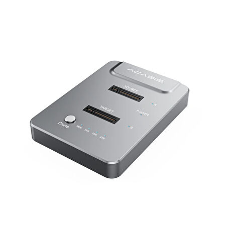 Acasis EC6605 - 10Gbps M.2 NVMe (M key/B+M key) 2230/2280 Destekli, Max. 8TB Disk Kapasiteli, USB4/USB3.2 Gen2, Offline Clone Disk İstasyonu (AC-EC6605)