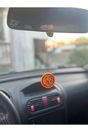 Aslan Figürlü Araç İçi Çift Taraflı Ayna Süsü