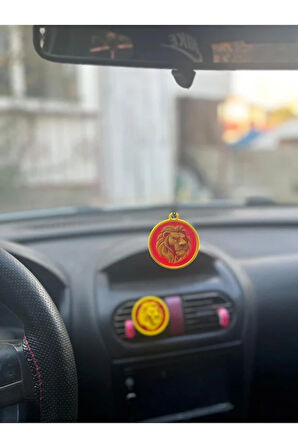 Aslan Figürlü Araç İçi Çift Taraflı Ayna Süsü