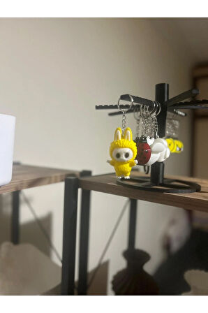 Şirin Labubu Figür Anahtarlık - Çanta & Anahtar Süsü