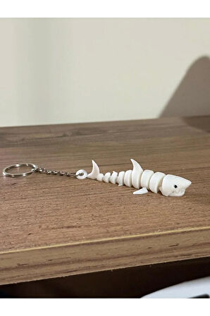 Köpek Balığı Figürlü Anahtarlık - Şık Ve Dayanıklı