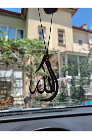 Damla Şeklinde Allah Yazılı Araç Ayna Süsü