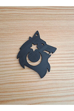 Kurt Başı Motifli Araç Ayna Süsü