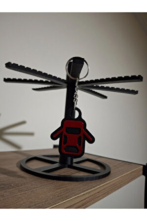 Açık Kapı İkaz Lambası Anahtarlığı