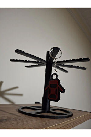 Açık Kapı İkaz Lambası Anahtarlığı