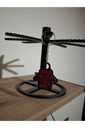 Açık Kapı İkaz Lambası Anahtarlığı