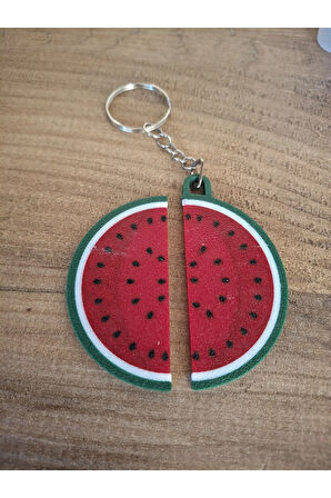 Karpuz Dilim Anahtarlık Ve Magnet - 2'li Set
