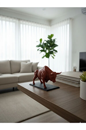 Kadıköy Boğası 3D Biblo - Masa Süsü - İstanbul'un Simgesi Figür