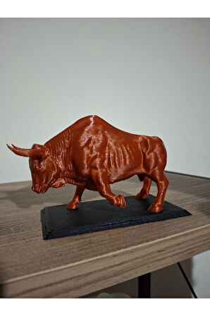 Kadıköy Boğası 3D Biblo - Masa Süsü - İstanbul'un Simgesi Figür