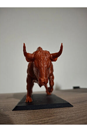 Kadıköy Boğası 3D Biblo - Masa Süsü - İstanbul'un Simgesi Figür