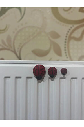 Uğur Böceği Figürlü Magnet 3'lü Set