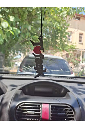 Tofaşk Yazılı Araba Ayna Süsü - Kalpli Model