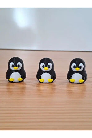 Sevimli Penguen Figürleri - 3'lü set