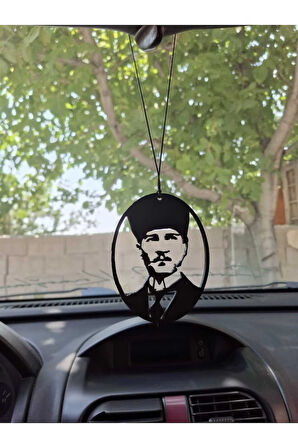 Atatürk Siluetli Araç İçi Ayna Süsü