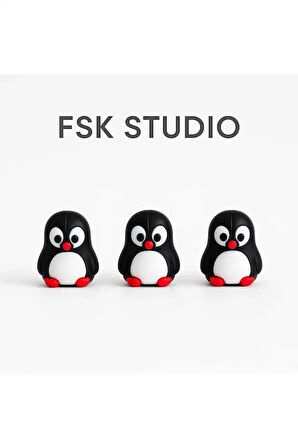 Sevimli Penguen Figürleri - 3'lü set