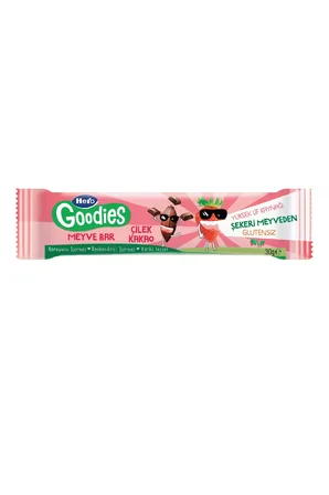 Hero Goodies Çilek Kakao Meyve Bar 30g x15
