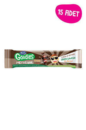 Hero Goodies Fındık Kakao Meyve Bar 30g x15