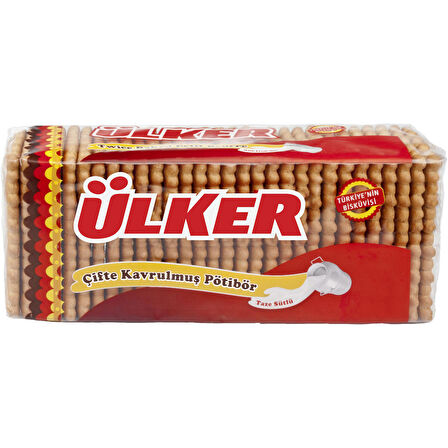 Ülker Pötibör Bisküvi Çifte Kavrulmuş 175gr 16 Paket