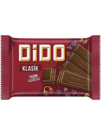 DİDO Kare - Sütlü Çikolata Kaplamalı Gofret - 55.5 gram - 72 Adet