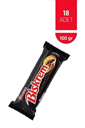 BISKREM KAKAOLU 100GR x18 ADET