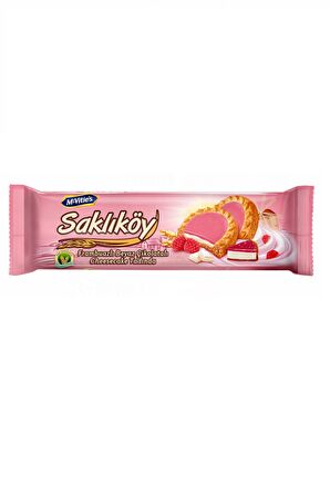 Ülker Saklıköy Frambuaz Kremalı Cheesecake Bisküvi 100 Gr x18 Adet