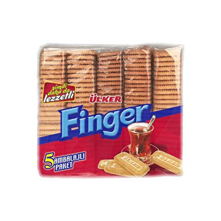 Ülker Finger Bisküvi 150 Gram 5li Paket x5 Adet