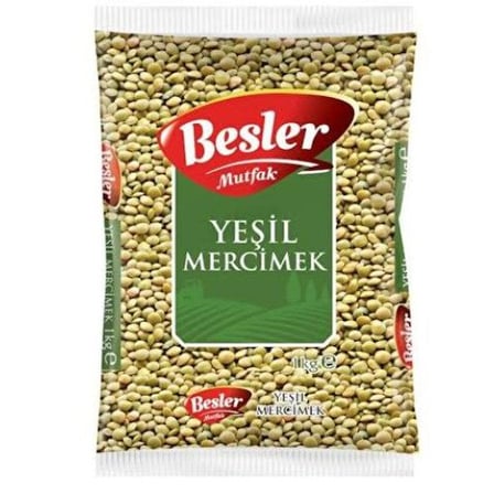 BESLER YEŞİL MERCİMEK 1 KG