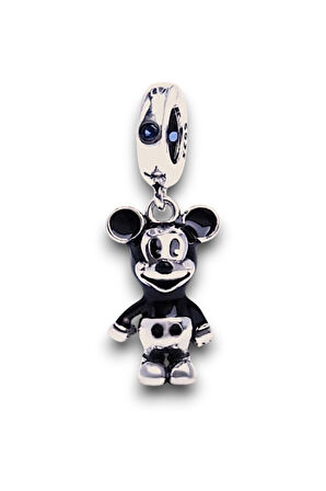 Mickey Mouse Figür Charm | 925 Ayar Gümüş