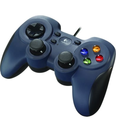  Logitech F310 Kablolu Gamepad Mavi Renk, PC Uyumlu ve Pürüzsüz Kıvrımlı Tasarım ile Rahat Oyun Dene