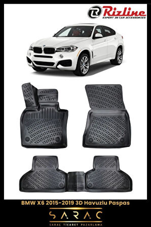 Rizline BMW X6 2016 Model 3D Havuzlu Paspas