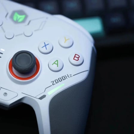 MOJHON BLITZ 2 Pro Kablosuz Gamepad – TMR Joystick 2000Hz Wireless Polling Rate Swich 2,Switch 1, PC,ios,Android (Gri)