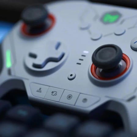 MOJHON BLITZ 2 Pro Kablosuz Gamepad – TMR Joystick 2000Hz Wireless Polling Rate Swich 2,Switch 1, PC,ios,Android (Gri)