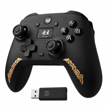 MOJHON Black Shark Aether Wireless Controller – LCD Akıllı Ekranlı, Zero-Drift Hall Effect & Makro Arka Tuşlu Gamepad (Siyah)