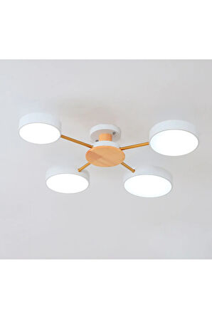 Conza Led Avize Beyaz 4'lü