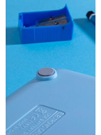 MOBGİFT Renkli Yuvarak Tuşlu Şirin Hesap Makinası MAVİ