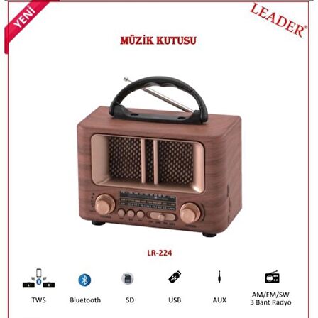 Leader LR-224 Radyo