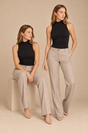 Kadın Modal Balıkçı Yaka Kolsuz T-Shirt 2'li Paket