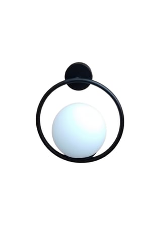 MİLAYA MODERN GLOBE CAMLI DUVAR APLİK