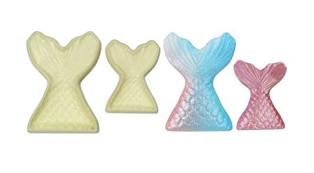 Şeker Hamuru Kalıbı Deniz Kuyruğu Baskı Seti 2 Li