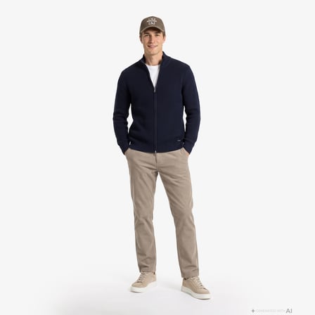 Nautica Erkek Lacivert Regular Fit Triko